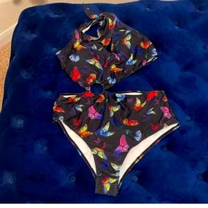 Butterfly one piece swimsuit